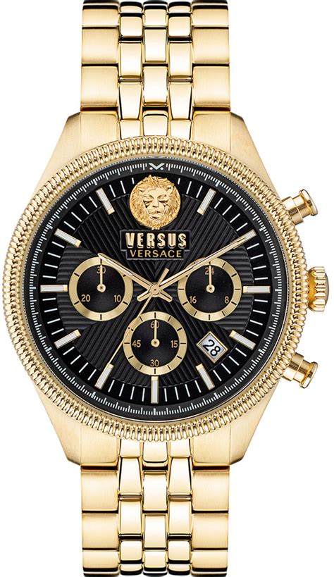 versus versace herrenuhr gold|versus versace watch price.